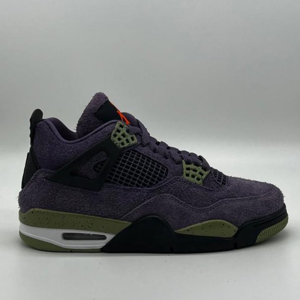 Nike  Air Jordan 4 Retro Canyon Purple Orange Green AQ9129 500 - Picture 6 of 9
